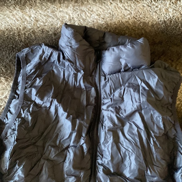 Tangerine puffer vest size Lg - Picture 3 of 4